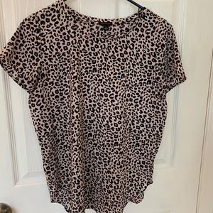 Ann Taylor Leopard print blouse